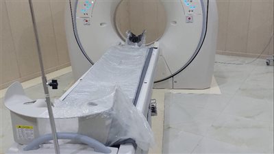 دعم مستشفى الفيوم بجهاز أشعة 160 مقطع