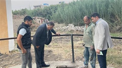محافظ الدقهلية يتفقد أعمال تطوير محطة الصرف الصحي بالقباب الصغري