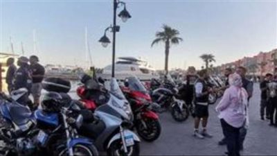 50 مشارك فى مهرجان البحر الأحمر للدراجات النارية 