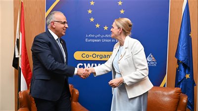 وزير الري يشارك فى جلسة 