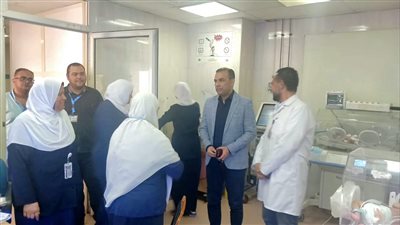 وكيل صحة البحيرة يتفقد مستشفى وادي النطرون التخصصي 
