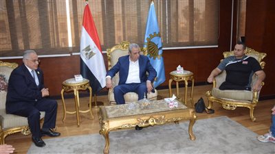 محافظ الغربية يستقبل وفد اللجنة البارالمبية المصرية
