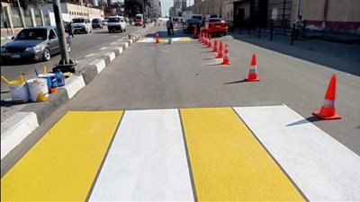 الانتهاء من رفع كفاءة شارع مصر والثلاثينى بالإسماعيلية 