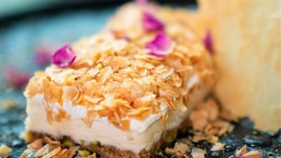 تشيز كيك بقلاوة برقائق الفيلو .. المقادير وطريقة التحضير