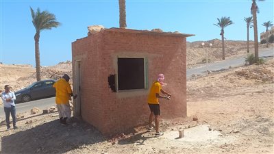 انتظام سير العمل فى الموجة الـــ 24 لإزالة التعديات بجنوب الغردقة