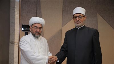 لقاء مثمر يجمع مفتي الجمهورية بنظيره الأوزبكي يؤكد عمقَ العَلاقات بين البلدين