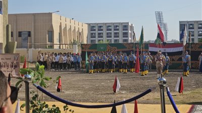مدارس الإسماعيلية تنظم عروض عسكرية وفنية احتفالا بالعيد القومي