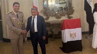 رئيس اتحاد العمال المصريين في إيطاليا يشارك في احتفالية 51 سنة من انتصار أكتوبر المجيد