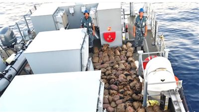 القوات البحرية تحبط محاولة تهريب كميات من المواد المخدرة داخل البلاد