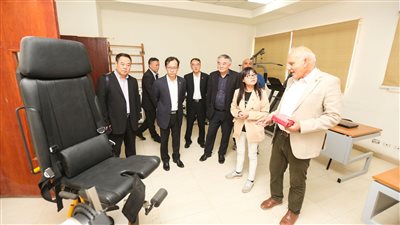 الجامعة المصرية الصينية تستضيف وفد جامعة شنغهاي