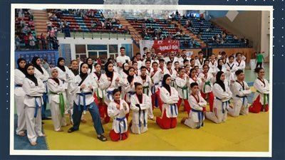 فريق التايكوندو بنادي جامعة حلوان يتألق في بطولة الجمهورية للناشئين 