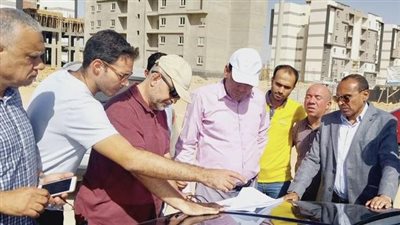 معاون وزير الإسكان يتفقد المشروعات الجارية بمنظومة مياه الشرب ببدر