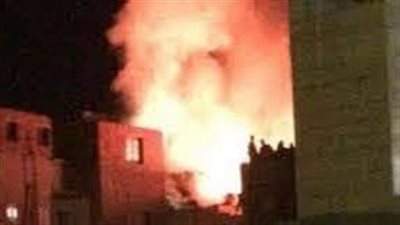 وفاة مسنة في حريق منزل بالفيوم