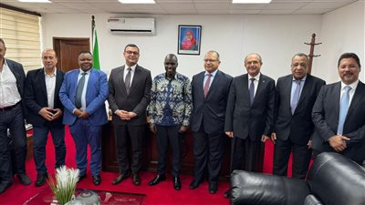 وزير الإسكان ونائب رئيس الوزراء التنزاني يتابعان تقدم الأعمال بمشروع سد 