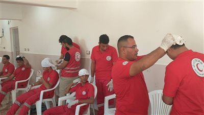 استمرار فاعليات الدورة التدريبية لفرق الاستجابة للطوارئ بالهلال الأحمر بالبحر الأحمر