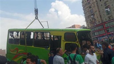  سقوط أتوبيس ركاب  في ترعة الشرقاوية بشبرا الخيمة 