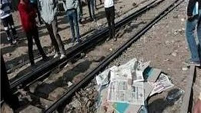 مصرع واصابة شخصان  اصطدما بقطار دمنهور 