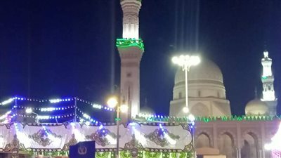 مليون زائر يشهدون الإحتفال بالليلة الختامية لمولد السيد البدوي