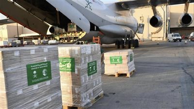 طائرة مساعدات إغاثية سعودية جديدة تغادر إلى لبنان