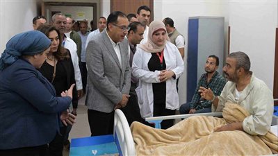 رئيس الوزراء يتفقد أعمال تطوير مستشفى سمالوط المركزي 