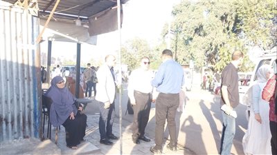 جولة تفقدية لمحافظ الدقهليه علي موقف قولنجيل 