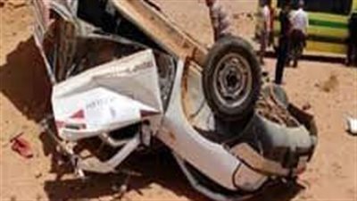 إصابة 7 أشخاص في حادث تصادم بطريق القاهرة - الفيوم