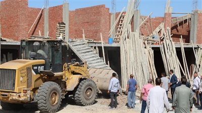 محافظ الشرقية يأمر بإزالة مبنى مخالف لإشتراطات الترخيص 