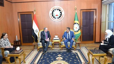 محافظ الدقهلية يستقبل سفير الاتحاد الأوروبي لدي مصر