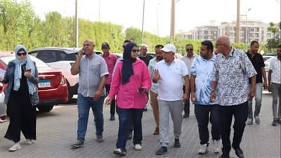 رئيس جهاز الشيخ زايد تتفقد مشروعات المرافق بتوسعات المدينة وأعمال الصيانة