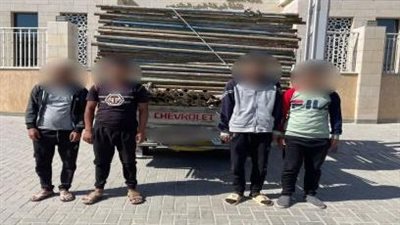 القبض على عصابة معدات العقارات في القاهرة 