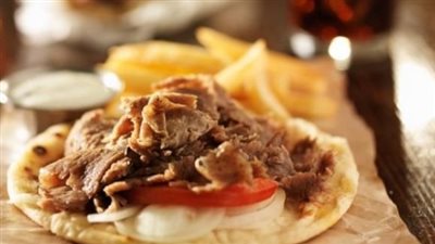 طريقة عمل شاورما لحم بالزبادي