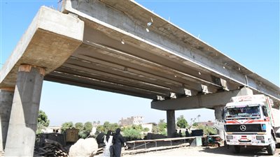  قنا| إتمام 95% من إنشاءات كوبري فرشوط العلوي 