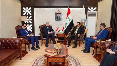 السفير المصري في بغداد يلتقي وزير التجارة العراقي