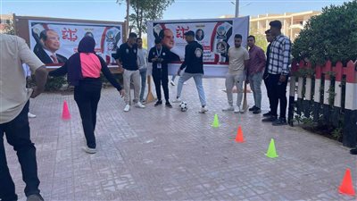  استمرار فعاليات مبادرة 100 يوم رياضة بجامعة جنوب الوادي 