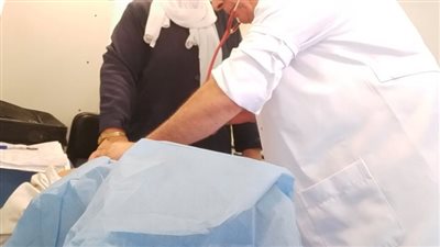 2100 مريض يستفيدون من خدمات القافلة الطبية بقرية مبارك