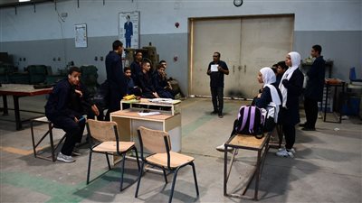 رئيس جامعة حلوان يتفقد جامعة حلوان التكنولوجية 