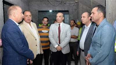 رئيس جامعة المنصورة يتفقد سير العمل في عدد من المشروعات الإنشائية 