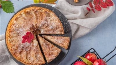 طريقة تحضير طريقة عمل كيكة التفاح بالقرفة