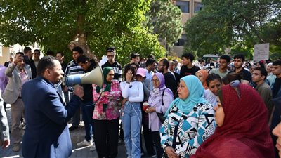 تجربة إخلاء ناجحة في كلية تربية عين شمس 