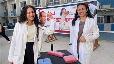  100يوم رياضة| 150 طالبًا بطب الأسنان في جنوب الوادي يشاركون بالفعالية 