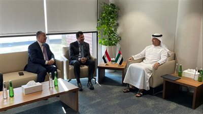 وزير الرياضة يلتقي نظيره الإماراتي في أبو ظبي