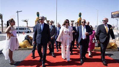 مراسم افتتاح فرعونية للمدرسة الفندقية بالغردقة