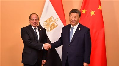 تفاصيل لقاء الرئيس السيسي  بنظيره الصيني