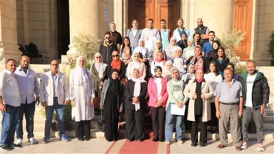 قافلة تنموية شاملة من جامعة القاهرة إلى كفر طهرمس 