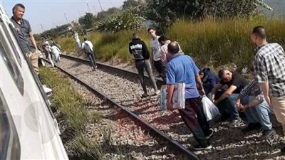 مصرع شاب أسفل عجلات قطار بنها السريع