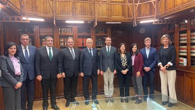 النائب العام يلتقي سكرتير الدولة للعدل الإسباني