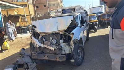 بالأسماء.. إصابة 10 أشخاص في حادث دهس بقنا 