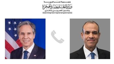 اتصال هاتفى بين وزير الخارجية والهجرة ونظيره الأمريكي