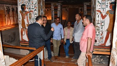   ⁠دراسة إمكانية إعادة فتح مقبرة نفرتاري بالأقصر للزيارة  