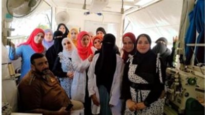 المنيا تختتم برامج تدريب مجانية على مهن التفصيل والخياطة 